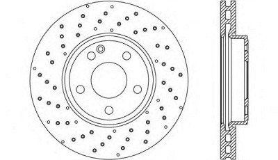OPEN PARTS bdr264520 -  Тормозной диск